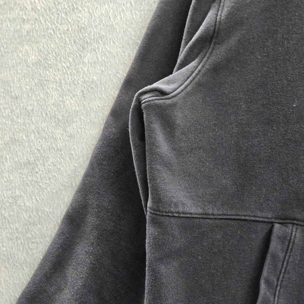 Under Armour Men Hoodie L Black Embroidered Fleece Coldgear Activewear Zipper - Picture 8 of 13